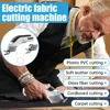 3.6V Multifunctional Electric Scissors Fabric Cutting Machine Small Household Scissors With Steel Blades USB Rechargeable Tool 2