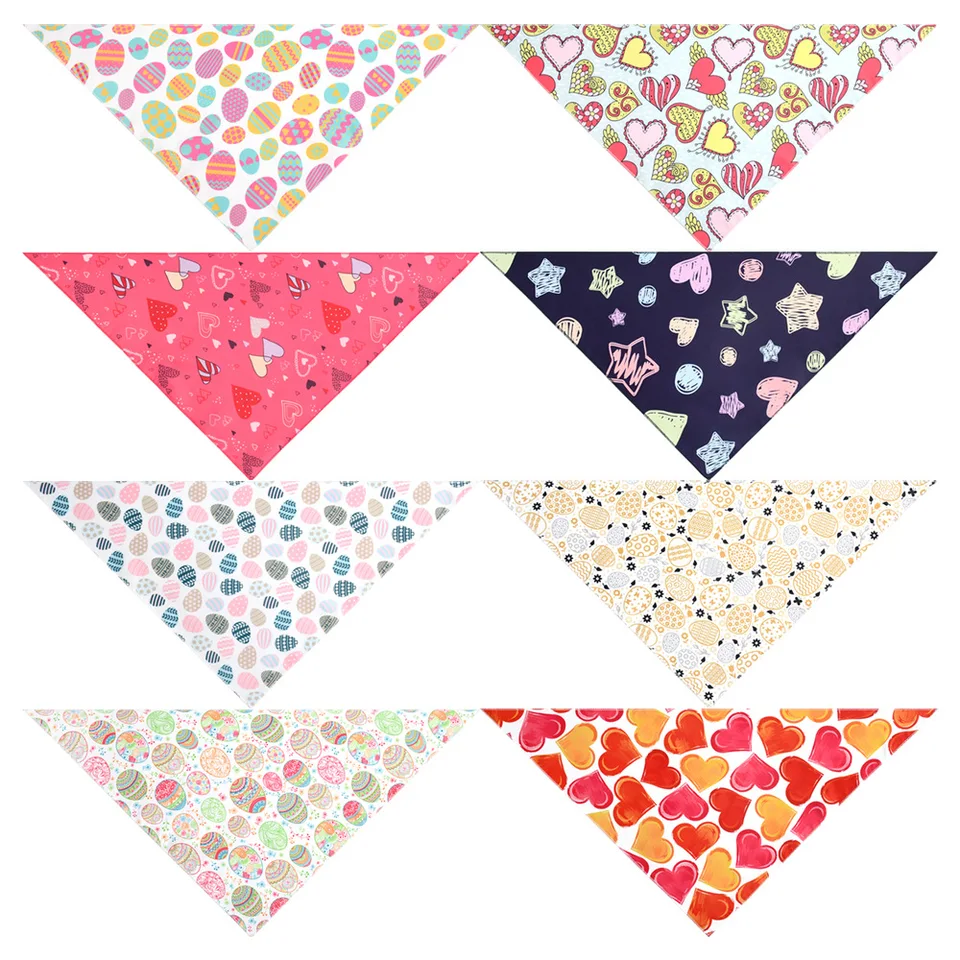 UOELDKSJNE Vintage Parijs Eiffeltoren Fiets Hond Bandana 2 Pack Wasbare Vierkante Hond Hoofddoek Huisdier Driehoek Sjaal Bandana Voor Kleine Tot Grote Honden