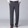 Men's Business Pants Big Size 52 Elastic Waist Straight Suit Pants Formal Work Long Pants Large Size Loose Casual Trousers 5