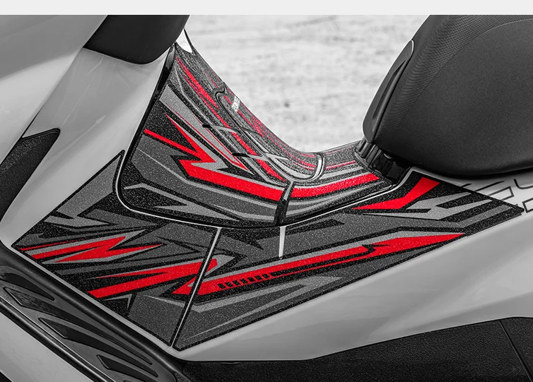 Per Zontes 350E Moto Tank Pad Protector Leather Glassing Sticker Decalcomanie Accessori