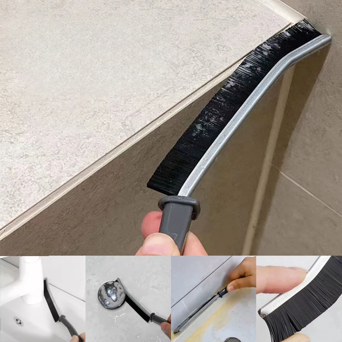 Hard-Bristled Crevice Cleaning Brush Grout Cleaner Scrub Brush Deep Tile  Joints Crevice Gap Cleaning Brush Tool Cleaning Tools - AliExpress