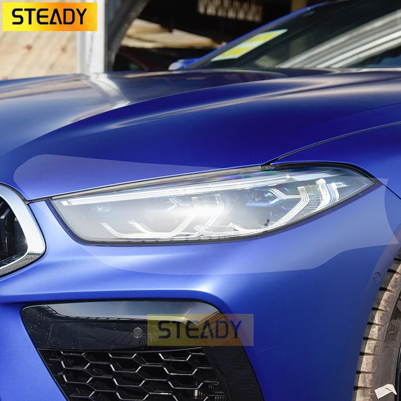 

Car Front Light Transparent TPU Headlight Protective Film For BMW Z4 E89 G29 M2 F87 M3 F80 M4 F82 F83 M5 F10 F90 M6 M8 I3 I8