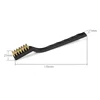 6 Or12 Pcs Industrial Toothbrush Mini Copper Steel Wire Brush Stainless Steel Wire Brush Dirt Hard Cleaning Toothbrush 5