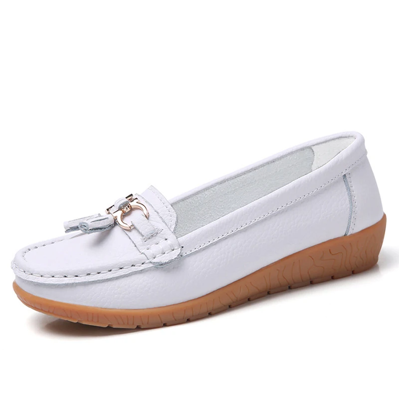 Shoes Women Casual Shoes White Slip On Loafers Sneakers Woman Soft Low Heels Sports Tennis Woman Casual Sneaker Female Footwear