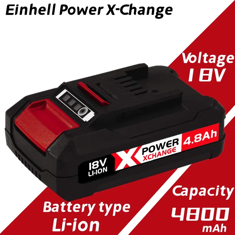 

Power X-Change 18V, 4,8 Ah Lithium-Ionen-Akku Universell Kompatibel Mit Allen Pxc Elektro Werkzeugen Und Garten Maschinen