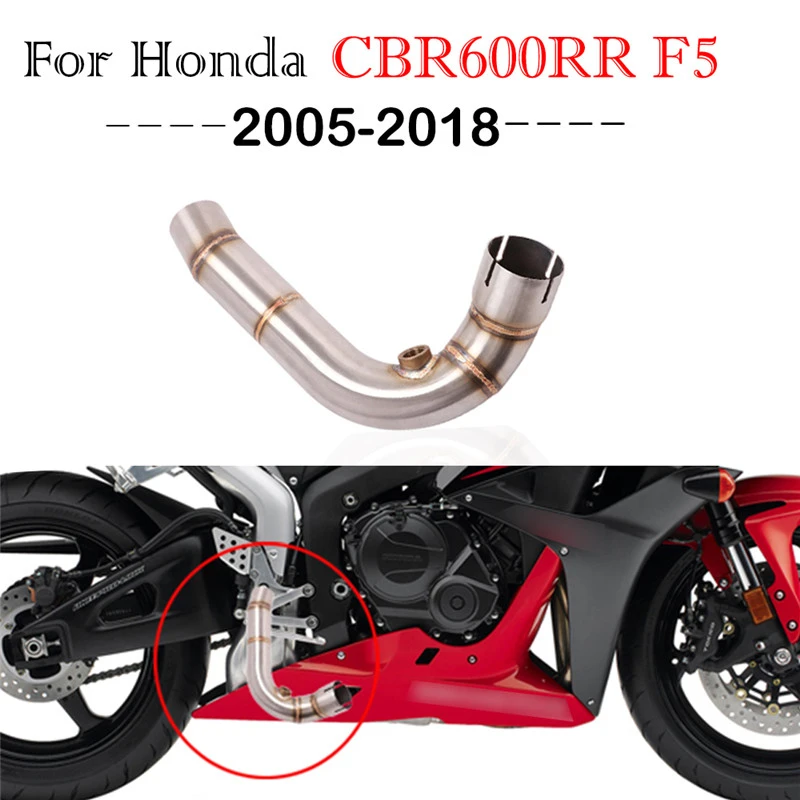 Motorcycle Exhaust Escape Muffler For Honda Cbr600rr F5 2005 2018 Cbr