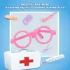 15PCS Multifunctional Medical Tool Box Portable Suitcase Simulation Family Doctor Nurse Pretend Play Set Kids Educational Toy 3
