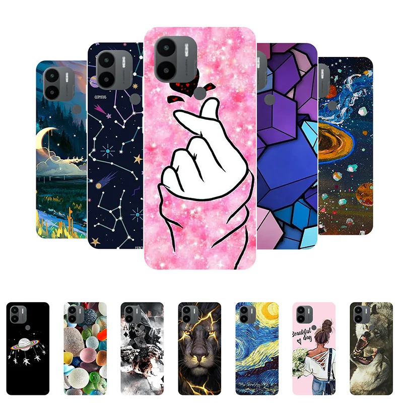 Custodia Per Redmi A1 Plus Cover A2 + Cover Posteriore In Silicone Morbido Per Xiaomi Redmi A1 A2 Plus Custodia Paraurti Redmia2 A1 +