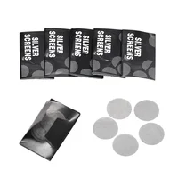 50/100PCS Tobacco Pipe Mesh Filter Silver Screen Hookah Water Pipe 20mm Thick Multifunctional Smoking Accessories 1