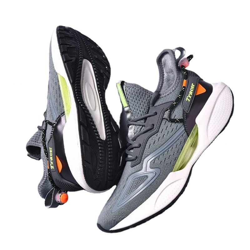 

Кроссовки для бега и тенниса для мужчин и женщин, Вулканизированная подошва, Сетчатые эластичные дышащие, прогулочная обувь для пар