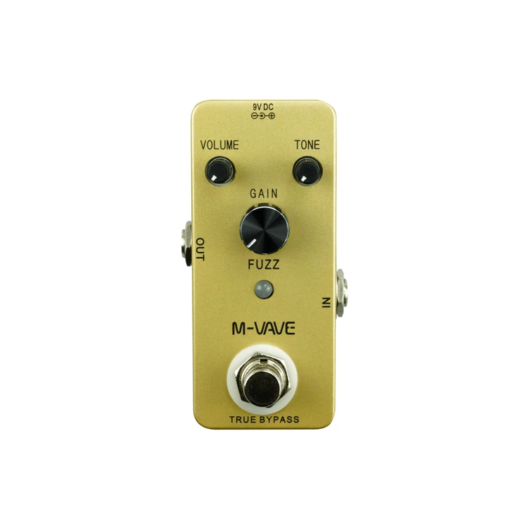 

M-VAVE FUZZ with Vintage Guitar Effect Pedal Zinc Alloy Shell True Bypass