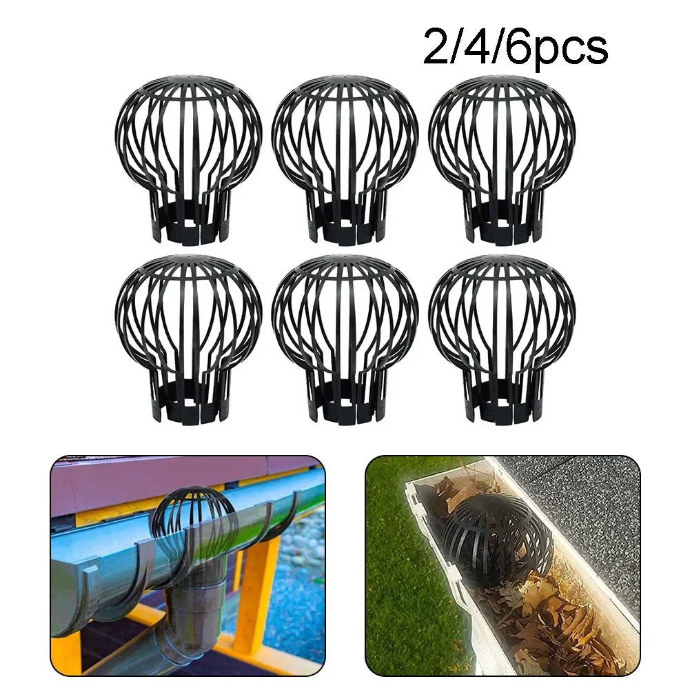 2/4/6pcs Roof Sheet Net Gutter Guard Downspouts Filter Strainer Outdoor Drain Cover Gutter Block Clogged Pipes Cleaner gutter leaf guard