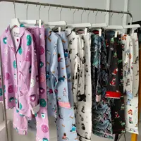 Autumn Winter Women PJS Cotton Ground Wool Sleepwear Warm Thick Cartoon Long Sleeve Pants Pajamas Ladies Homewear Month Clothes - Image 2