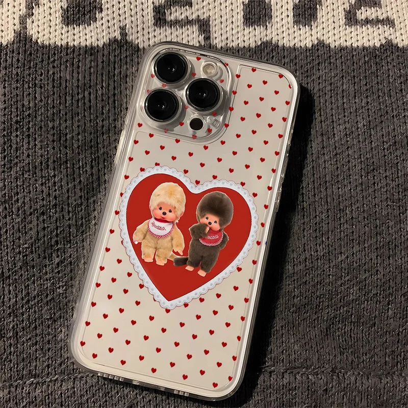 Cartoon M-Monchhichis Clear Phone Case Cover