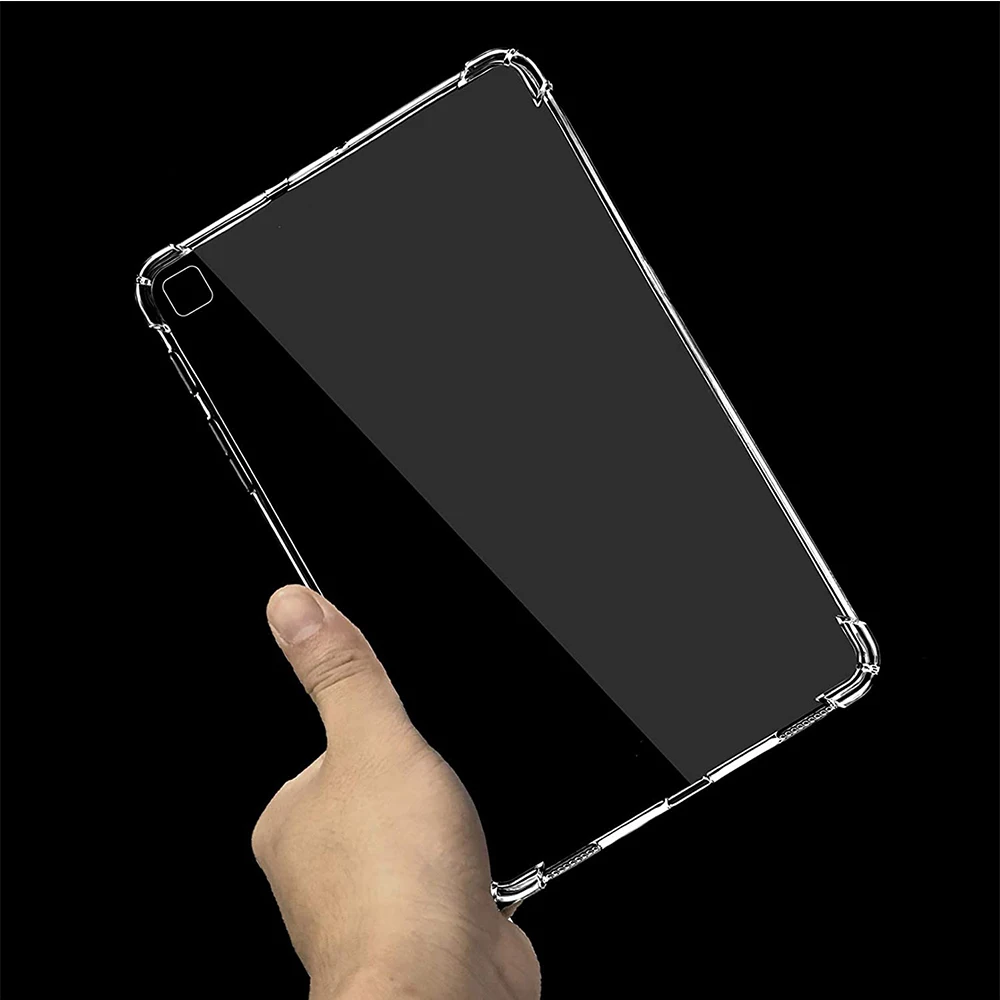 Tablet-Hülle für Samsung Galaxy Tab A 8.4 SM-T307U 2020, stoßfeste weiche Silikonhülle, transparente Rückseite_voghion.com