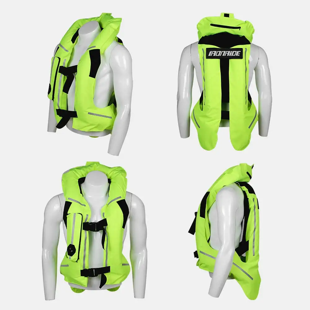 오토바이 에어백 조끼 모토 레이싱 고급 에어백 시스템 모토크로스 보호 라이딩 에어백 재킷 반사 안전 조끼