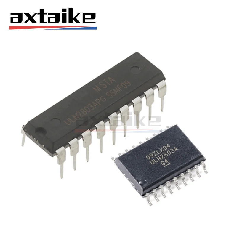 

10PCS ULN2803 DIP-18 SOP-18 ULN2803APG ULN2803AFWG ULN2803ADWR ULN2803A ULN2803AG SMD 8 NPN Darlington Transistors Arrays IC