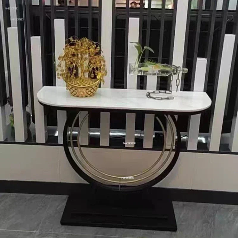 Nordic Console Tables Household Ultra Narrow Living Room Console Table Minimalist Wall Entry End View Platform Porch Cabinets