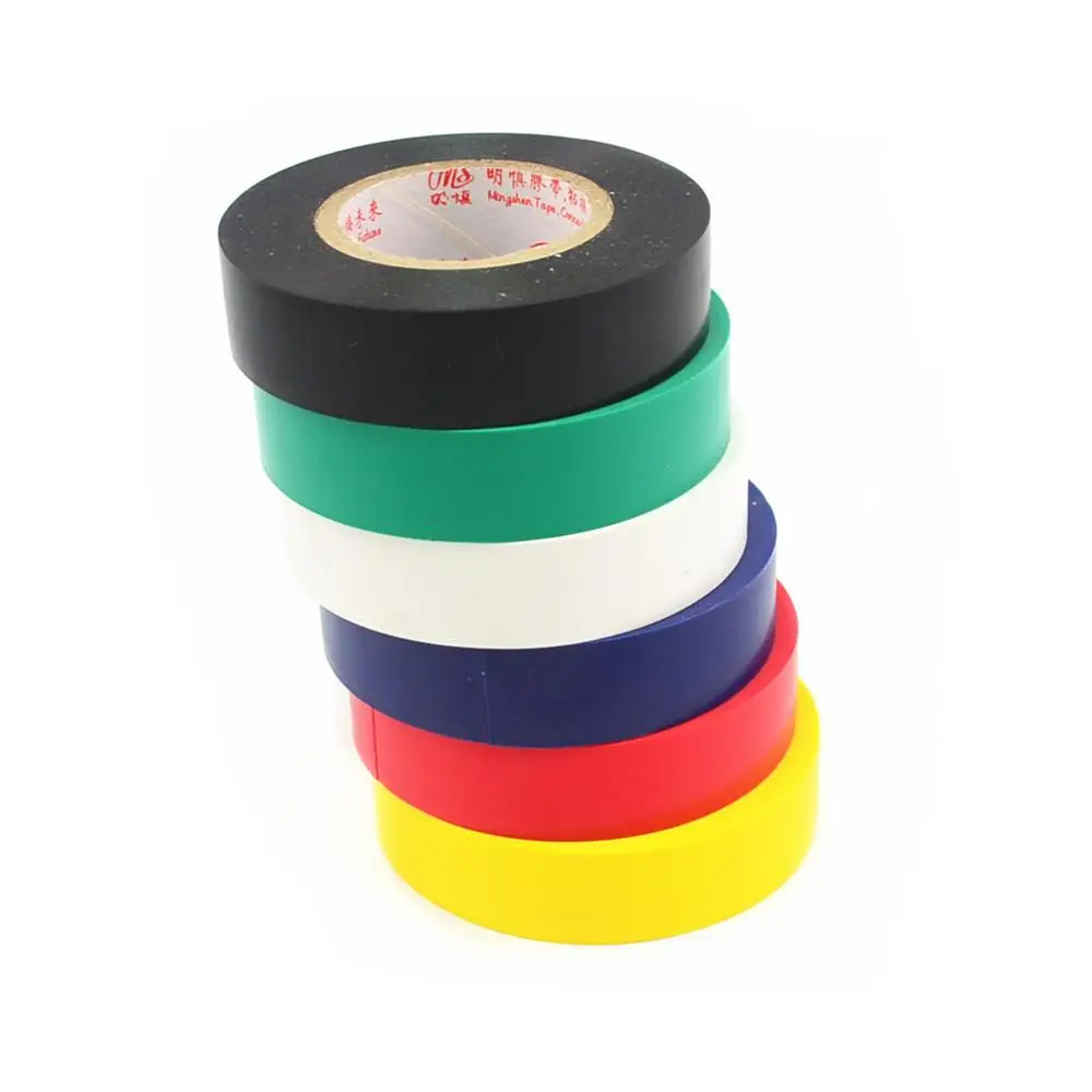 6pcs-15M Electrical Insulation Adhesive Tape Safety PVC Waterproof High-temperature Premium Grad