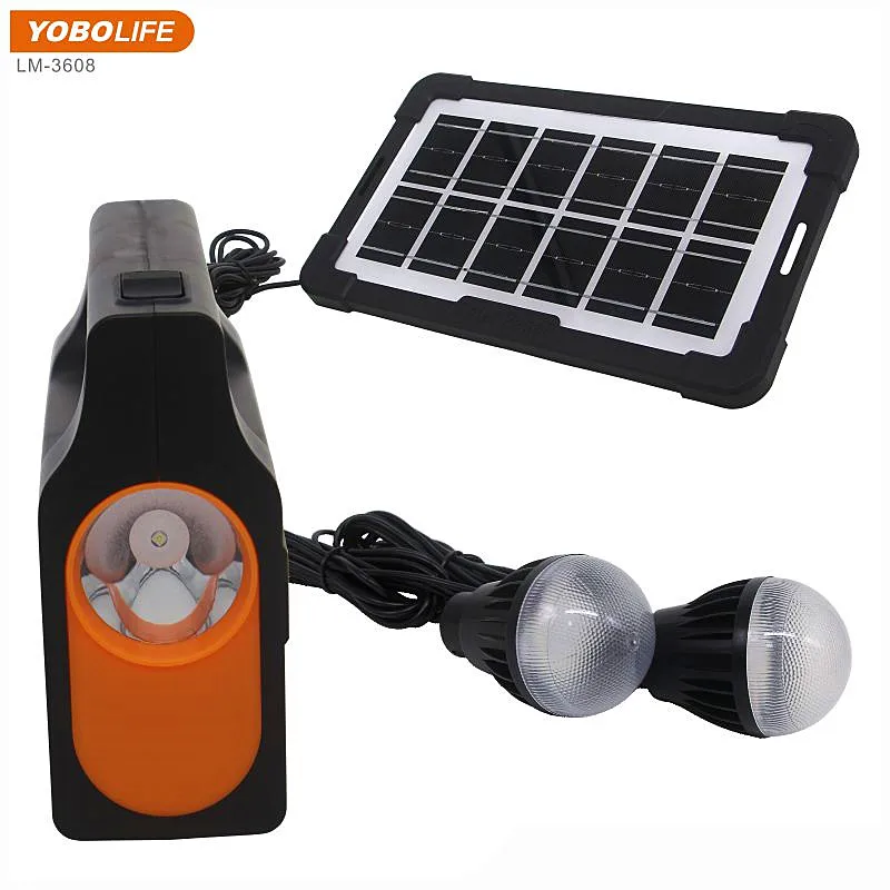 YOBOLIFE solar power kit with Mobile Phone charging