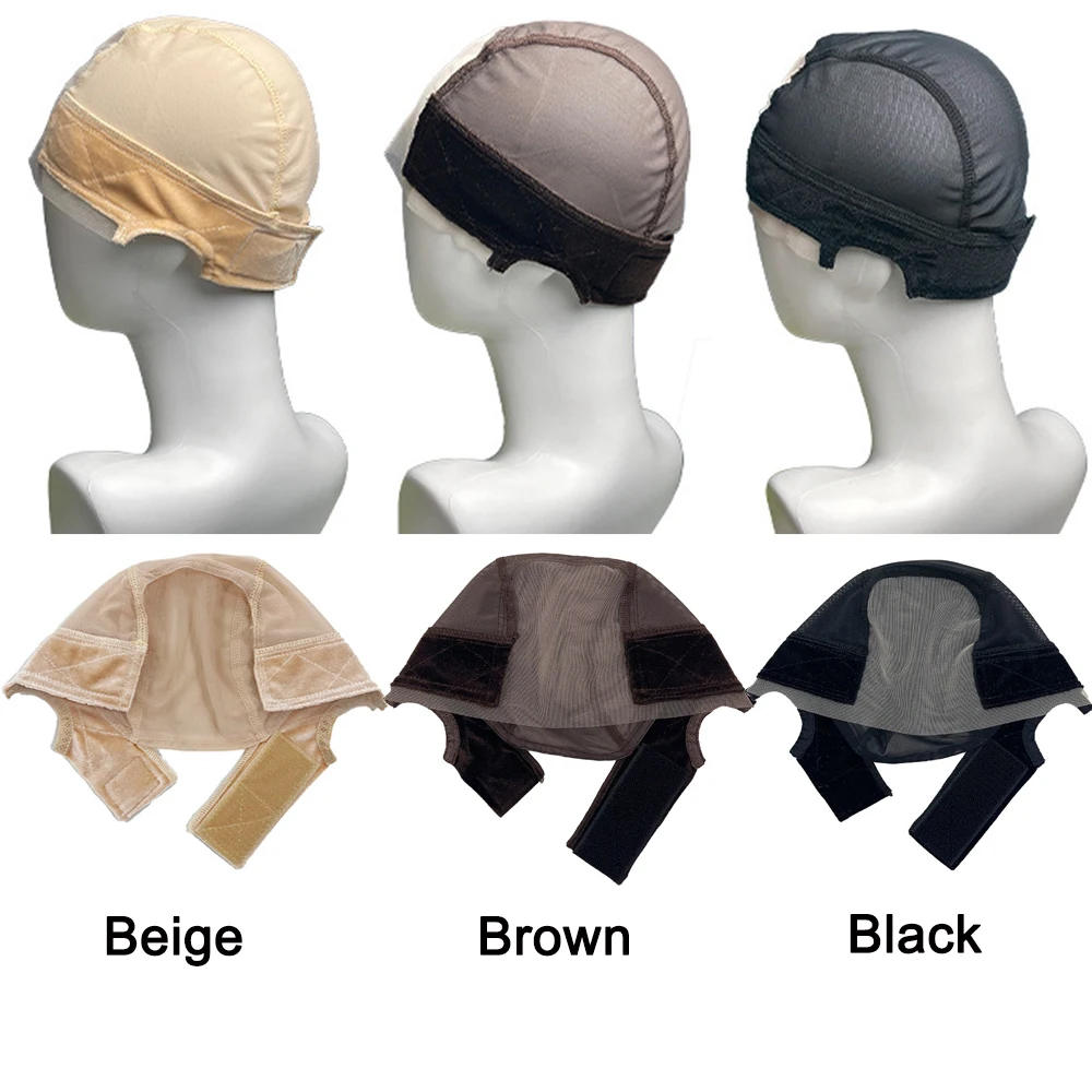 Women Lace Wig Grip Cap 4x5 Transparent Swiss Lace Front Non-slip Adjustable Wig Gripper For Keeping Wigs In Place wig caps