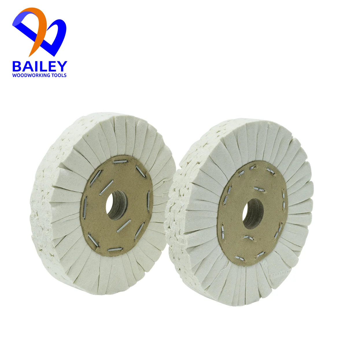 BAILEY 가장자리 밴딩 기계용 하이 퀄리티 버핑 휠 연마 휠, 목공 도구 액세서리, 150x25x50mm, 5 개