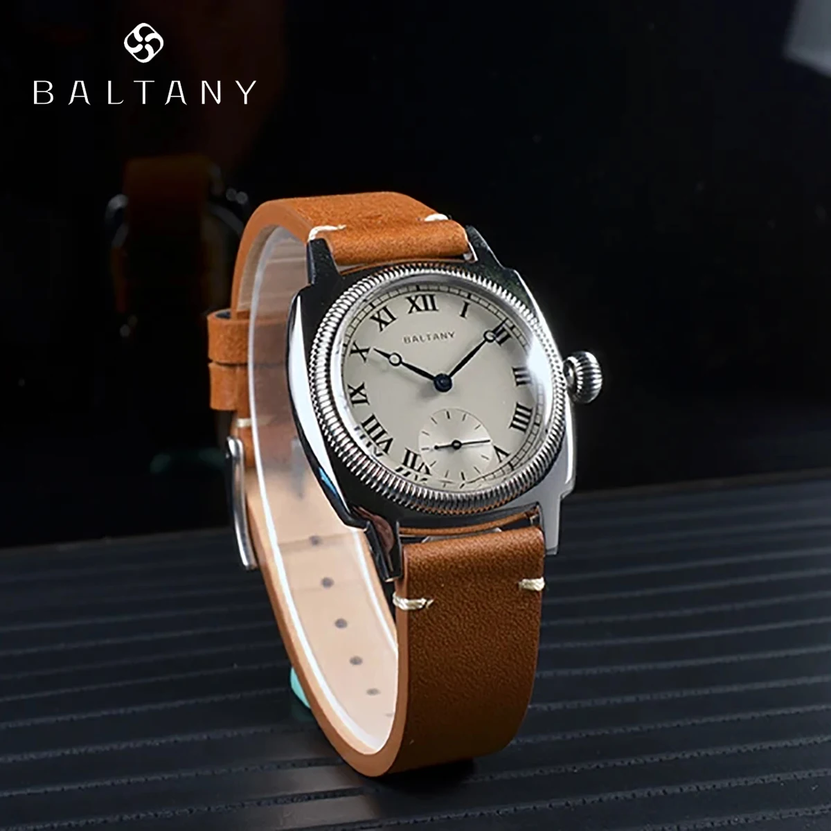 Baltany Fashion Vintage Watches 1926 Oyster Tribute Watch Vd78 Movimento Al Quarzo Cassa In Acciaio Inossidabile 100M Orologio Da Polso Impermeabile