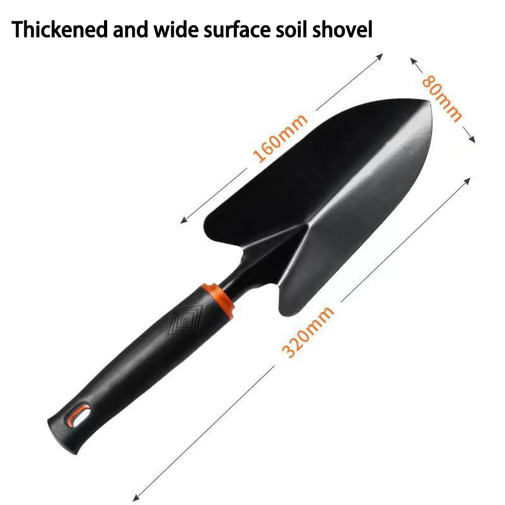 Essential Gardening Tool Set – 4-Piece Kit with Shovel, Rake, Hoe, and Trowel – Perfect