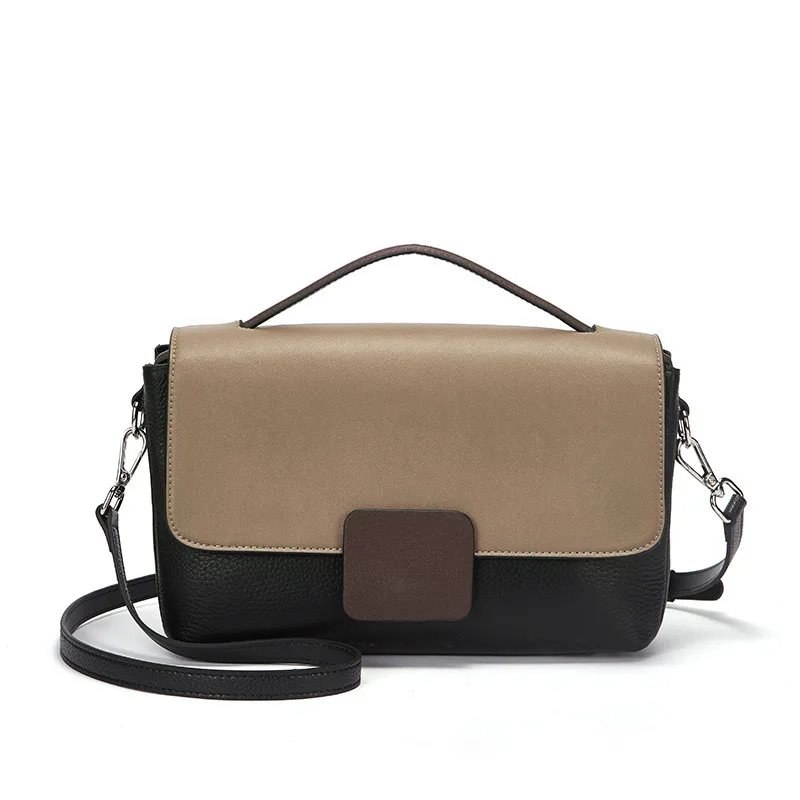 

Women's Cowhide Shoulder bag Handbag Crossbody Y2k True Leather Top Layer Chain Highquality Versatile Underarm Retro Fashion