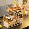 1/3 Grid Clear Acrylic Storage Box Dressing Table Cosmetics Lipstick Sorting Drawer Sundries Compartment Organizer 4