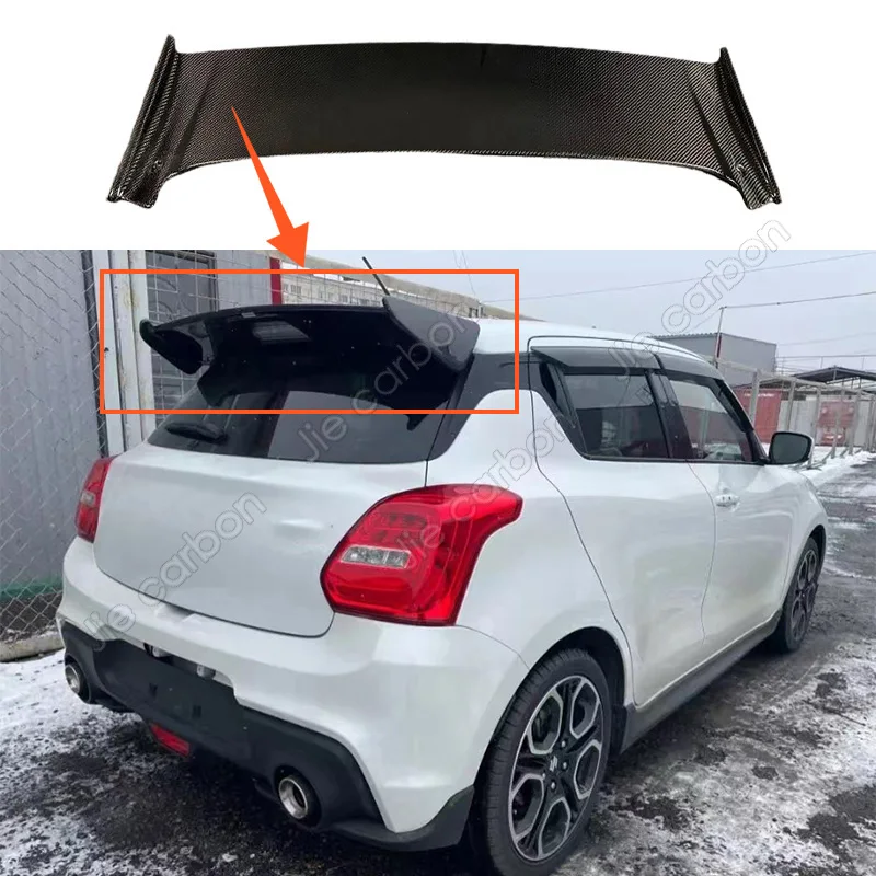 CarbonFiberRearroofSpoilerTailTrunkTrimCarAccessoriesBodyKit