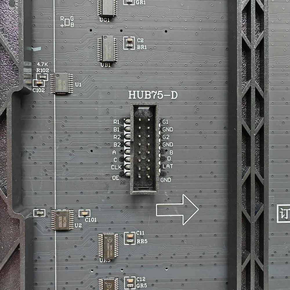 P5 실내 풀 컬러 LED 디스플레이 스크린 모듈, 320x160mm HUB75 인터페이스, HD LED 매트릭스 패널 제조업체