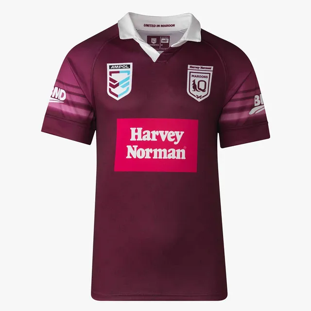 

Harvey Norman QLD Maroons 2023 Men's Jersey size S-M-L-XL-XXL-3XL-4XL-5XL