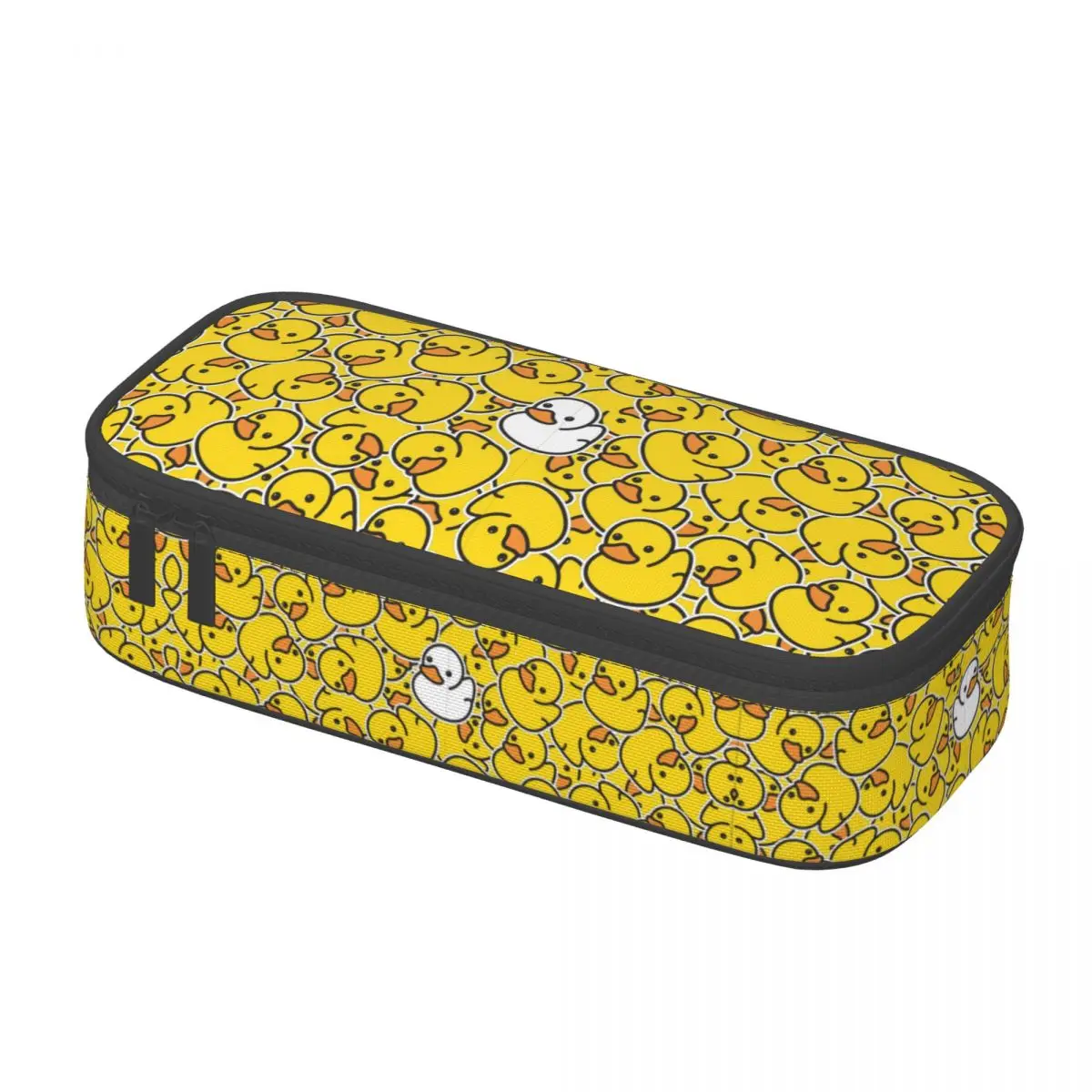 Cute Yellow Classic Rubber Duck Pencil Cases for Girl Boy Large Capacity Pencil Bag Stationery