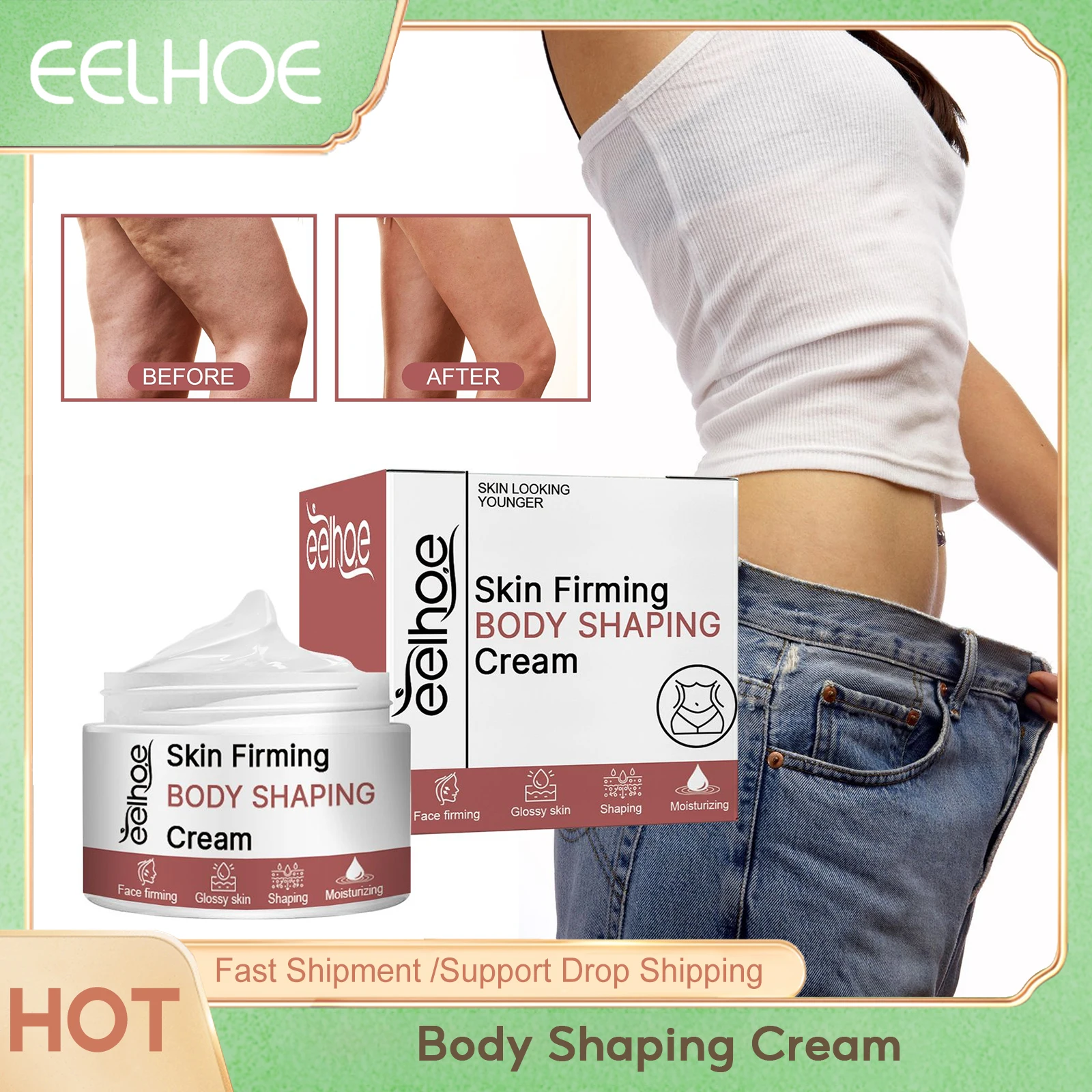 Body Shaping Cream Weight Loss Anti Cellulite Sculpting Improve Sagging Skin Abdominal Firming Wrinkle Remover Fat Burning Cream