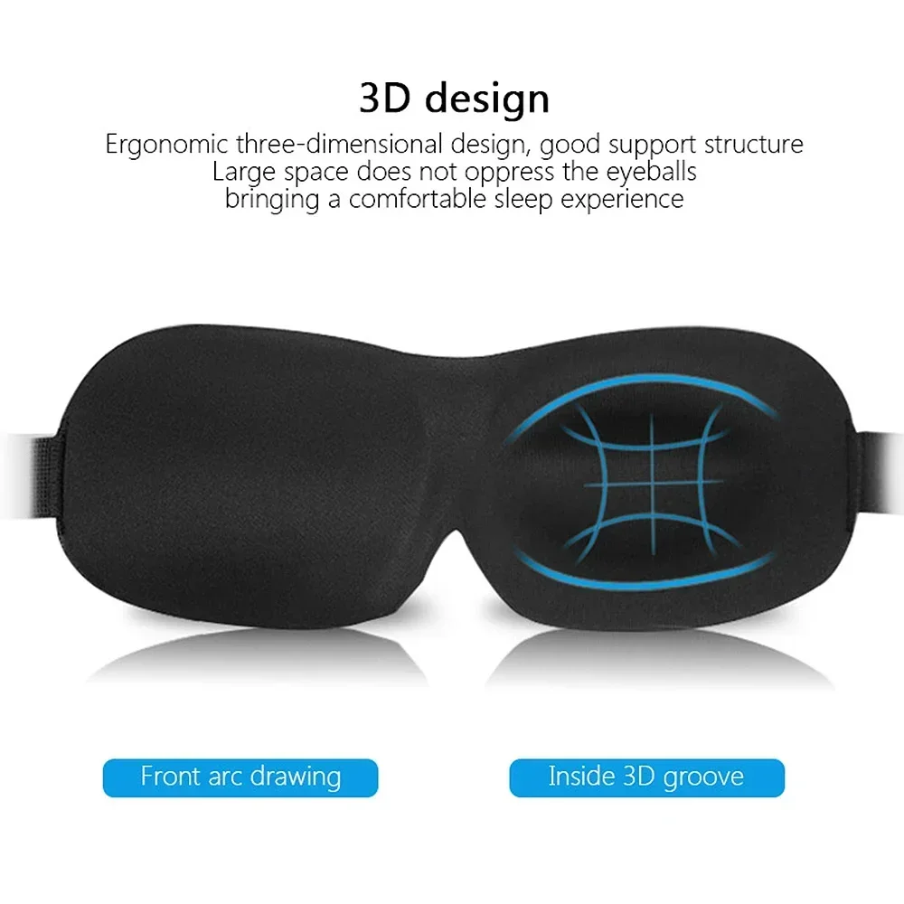 3D Contoured Sleep Mask 3