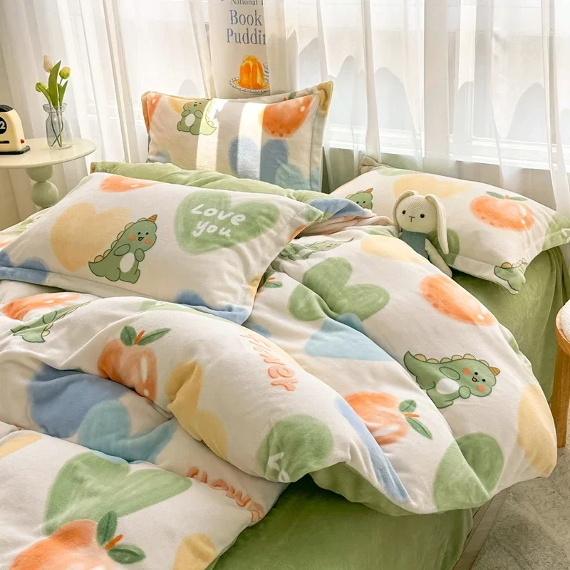 꽃 인쇄 마이크로 화이버 부드러운 경량 이불 이불 커버, 집 장식, 지퍼 타이, 퀸 킹 사이즈, 이불 커버