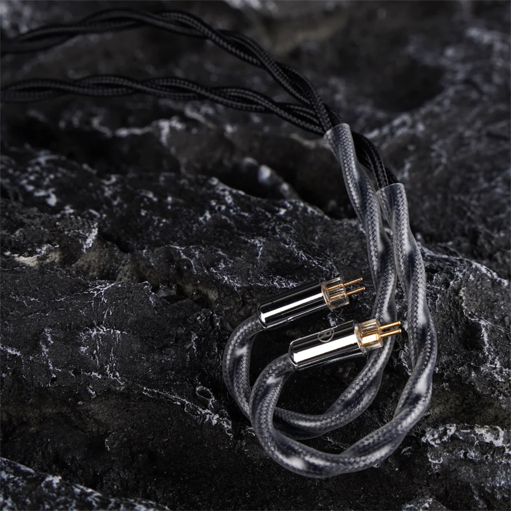 NICEHCK BlackDawn HiFi オーディオイヤホンケーブル 5N シルバー