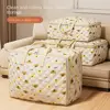 Non-Woven Quilt Storage Bag Large-capacity Portable Clothing Finishing Pouch Foldable Moisture-Proof Packing Bag Household 5