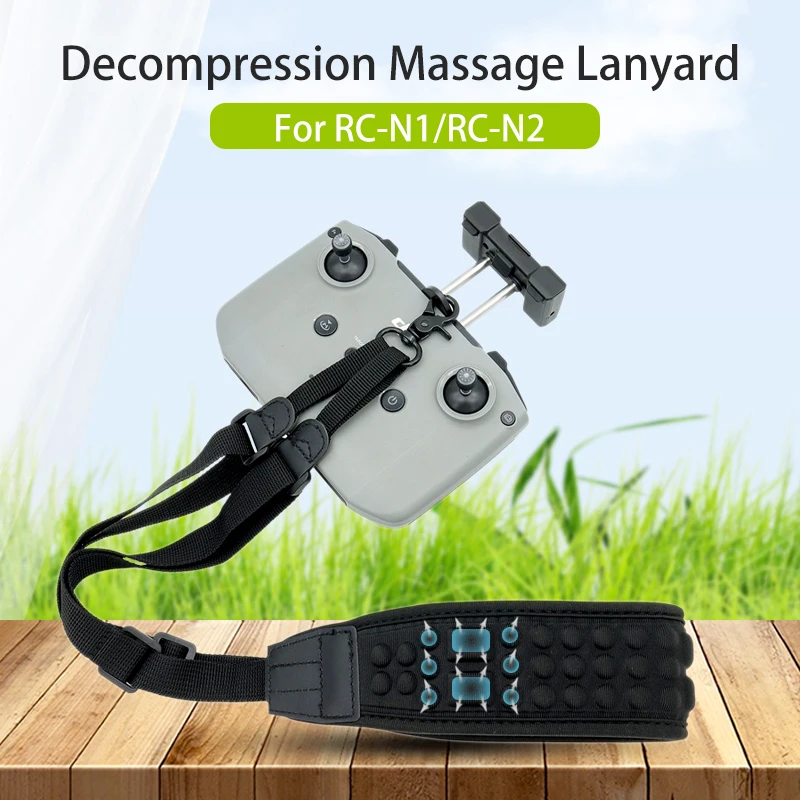 Controle Remoto Lanyard Neck Hanging Strap Fixação Clip Gancho Acessório Dji Air Mavic Classic Mini Pro Mini se Air s