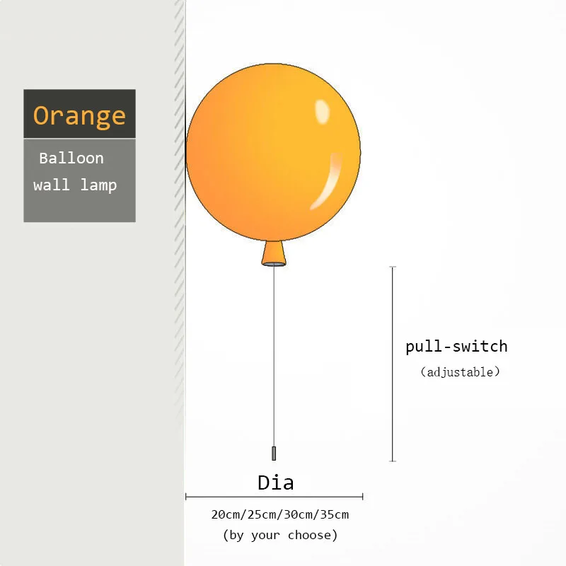 orange wall lamp