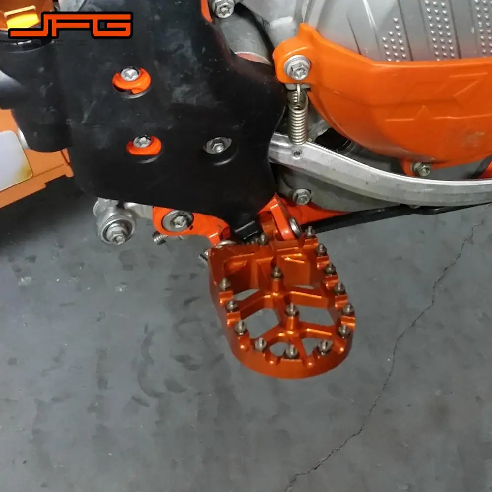 Motorcycle Gear Shift Foot Lever Footpegs Footrests Foot Pegs Pedals For KTM SX EXC EXCF SXF XCF 250 300 350 motorcycle accessories motorcycle footrests motorcycle foot pedals