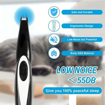 Dog Clippers Grooming Kit Hair Clipper-Low Noise Paw Trimmer- Rechargeable - Quiet Nail Grinder Shaver for Cats and Other Pets ﻿ 2