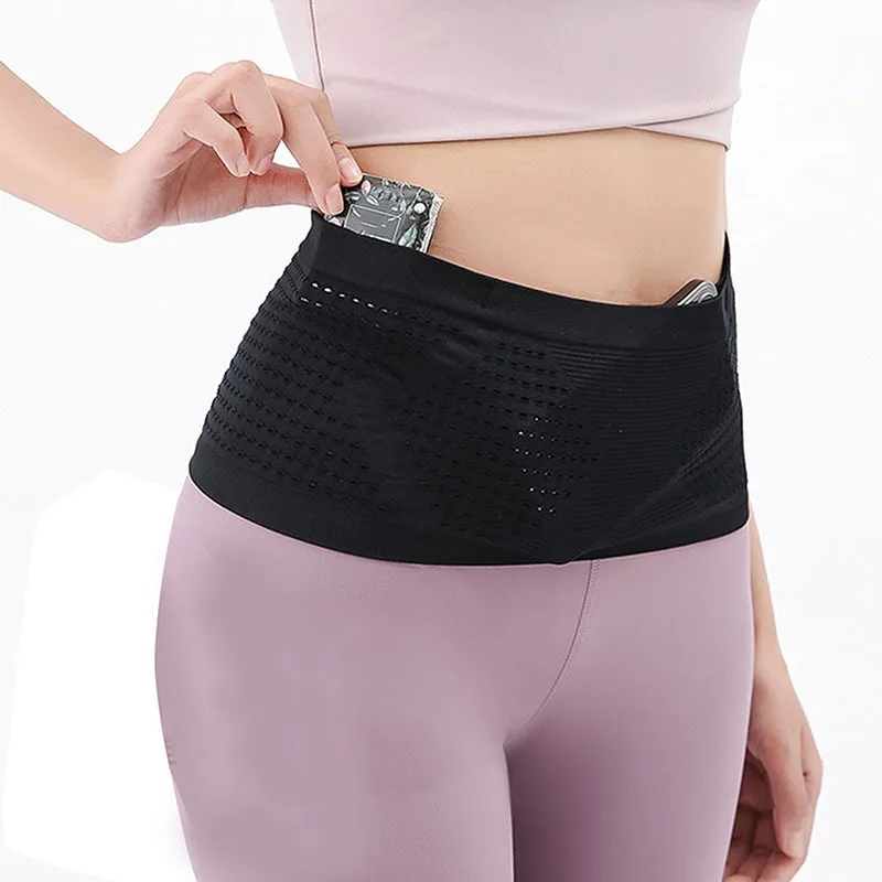 

Running Waist Bag Women Phone Bag Outdoor Jogging Cycling High Elastic Bag Waterproof Adjustable Anti-theft Pack Belt Sports Bag