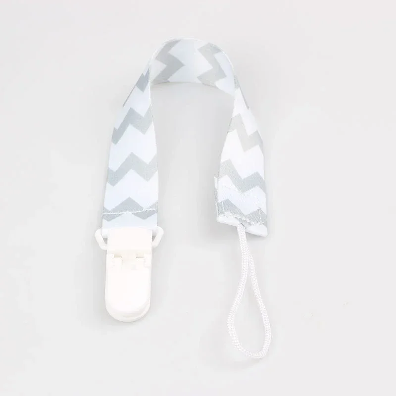 Pacifier Clip Cartoon Fixed Button Baby Pacifier Clip Chain Ribbon Dummy Soother Holder Chain Anti-drop Buckle Strap for Nipple Infant Feeding