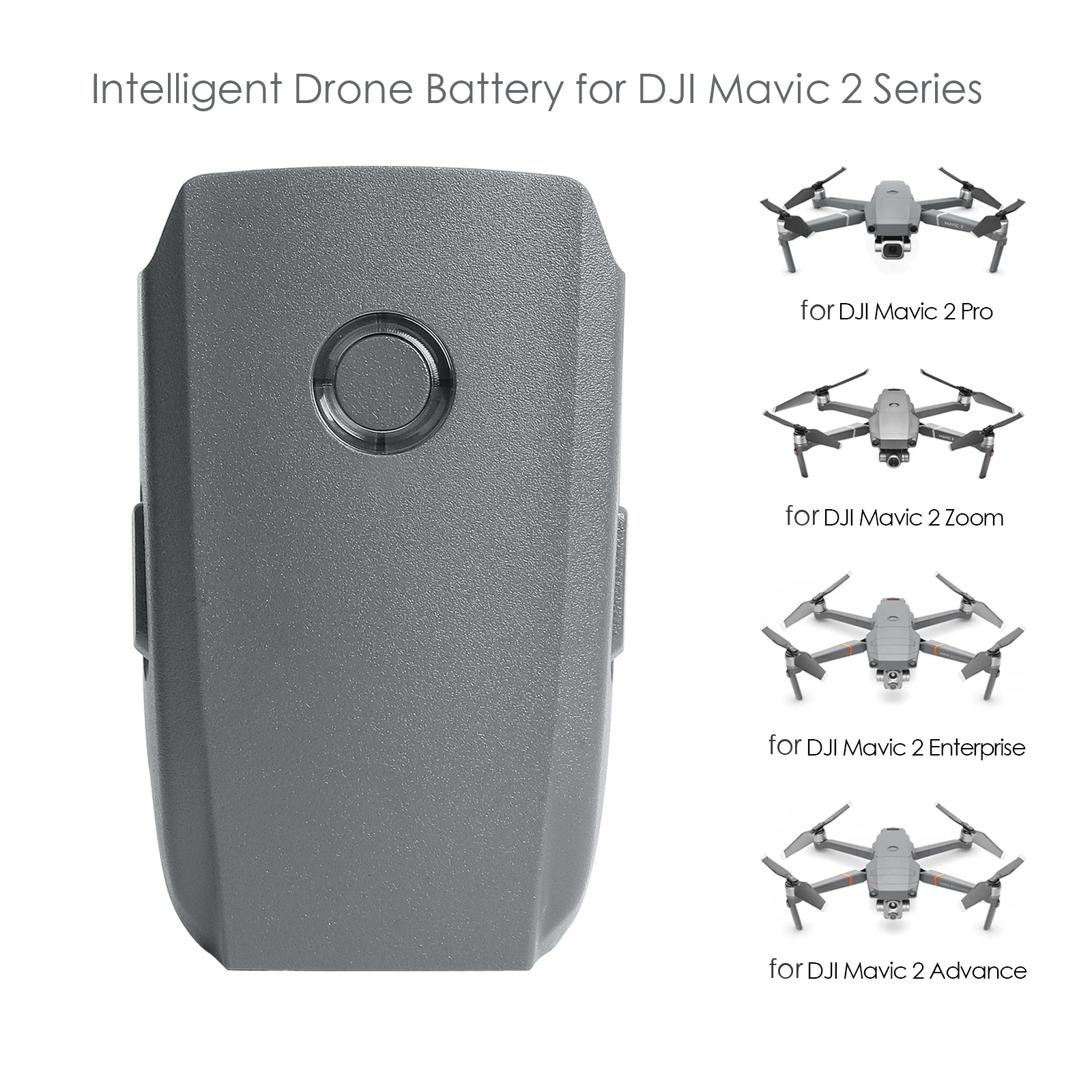 

Mavic 2 Pro Drone Battery 3850mAh 15.4V Mavic 2 Series Intelligent Flight Battery Fly Max.30 Mins For DJI Mavic 2 Zoom