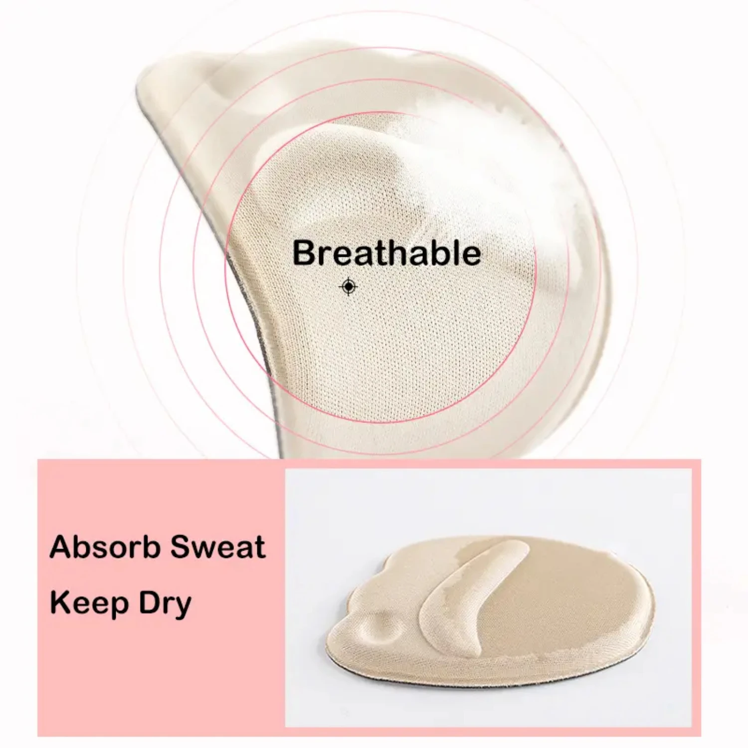 Comfortable Soft Metatarsal Pads for Women-Half Insoles for Shoes, Cushioned Foot Inserts Sneakers, Premium Foot Cushions