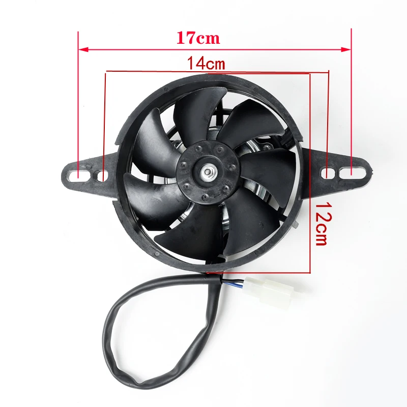 Motorcycle 12V Cooling fan Oil Cooler Engine Electric Radiator For Honda Yamaha Suzuki KTM Kawasaki ATV Motocross Accessories