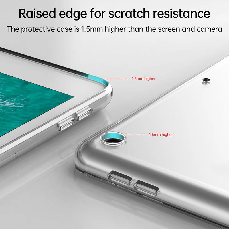 Shockproof Tablet Case For Apple iPad Pro 11 12.9 2022 ipad 10th Gen Air 5 4 10.9 Mini 6 5 ipad 10.2 7th 8th 9th Silicone Cover