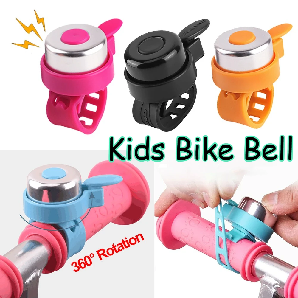 Children's Bicycle Horn - Silicone Handlebar Bell with Clear, Loud Sound